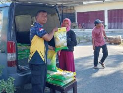 Peduli Masyarakat, Polda Sulteng Bersama BTA Salurkan Bantuan Sosial di Desa Bale