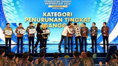 RAIH PERINGKAT 1 PENURUNAN TINGKAT PENGANGGURAN SE-JAWA BALI
