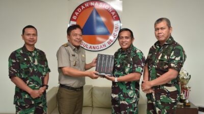 Pererat Kolaborasi, Wadan Kodaeral III Kunjungi Kantor BNPB