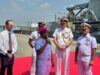 Pererat Hubungan Bilateral, Wakili Dankodaeral III, Wadan Kodaeral III Sambut Kapal Perang  Inggris HMS Tamar (P233) Di Jakarta