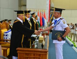 Dansekopaska Letkol Laut Mulya Abadi Raih Gelar Magister Seskoal