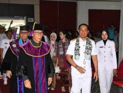 Unsrat Anugerahkan Gelar Doktor Honoris Causa kepada Laksamana Madya TNI Erwin S. Aldedharma