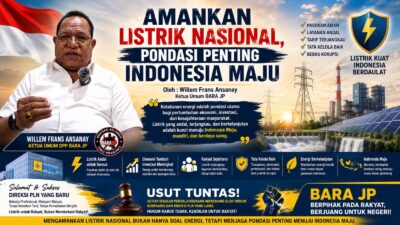 Amankan Listrik Nasional, Pondasi Penting Indonesia Maju