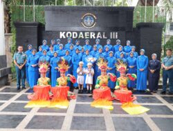 Pererat Tali Silaturahmi, Dankodaeral III Didampingi KDK III Menerima Kunker Wakil Ketua Umum Jalasenastri