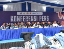 Wujud Sinergitas, Dankodaeral III Hadiri Konferensi Pers Penindakan Pakaian Bekad Ilegal Senilai Miliaran Rupiah