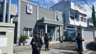 Hadirkan Rasa aman, Tim Patra Satbrimob Polda Sulteng Sambangi GPID Jemaat Pedati Palu