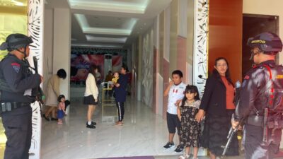 Kawal Stabilitas Kamtibmas Akhir Pekan, Langkah Tim Patra Satbrimob Polda Sulteng Sambangi Gereja GPPS Jemaat Palu