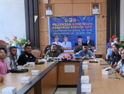 PESPARAWI NASIONAL XIV PAPUA BARAT 2026, WAKIL BUPATI LEPAS KONTINGEN BANGGAI LAUT