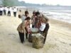 Sambut HUT Pertama, Kodaeral IV Gelar Aksi Bersih Pantai Bersama Saka Bahari