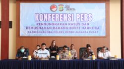 Polres Metro Jakarta Pusat Ungkap 12 Kasus Narkotika Selama Juni 2026, 15 Tersangka Diamankan