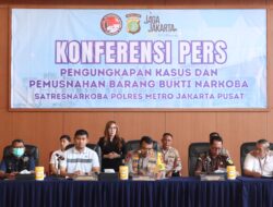 Polres Metro Jakarta Pusat Ungkap 12 Kasus Narkotika Selama Juni 2026, 15 Tersangka Diamankan