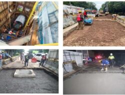 Pemkot Jakarta Timur Bangun Saluran Air Metode Jacking di Jalan PKP, Rekayasa Lalu Lintas Diberlakukan