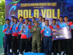 Atlet Kodaeral III Dalam Kontingen Koarmada RI Hadiri Upacara Penutupan Pekan Olahraga TNI Angkatan Laut TA. 2026