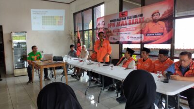 Silaturahmi DPW-DPD-DPC Gerakan Rakyat Jabar di Saung Liwet Ma Onot Cisaat
