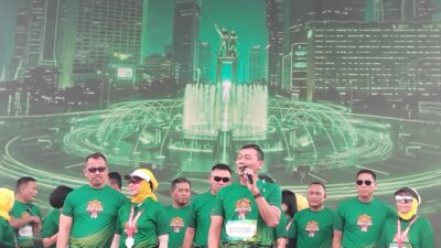 Semarak HUT ke-65 Kostrad, Ribuan Pelari Padati Monas dan Alutsista TNI AD Jadi Magnet Warga