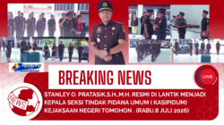 Stanley O. Pratasik, S.H., M.H. Resmi Dilantik Menjadi Kepala Seksi Tindak Pidana Umum Kejaksaan Negeri Tomohon