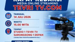 Rapat Redaksi TEVRI TV.COM Bahas Strategi Penguatan Pemberitaan dan Persiapan HUT ke-4 Th