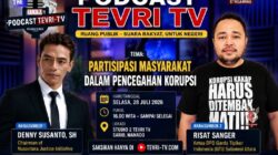 PODCAST TEVRI TV eps.10 : Angkat Tema Partisipasi Masyarakat Dalam Pencegahan Korupsi