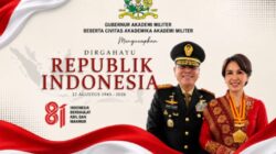 Gubernur Akademi Militer Rano Tilaar Sampaikan Ucapan Dirgahayu Republik Indonesia ke-81