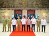 Kapolri Bersama Menko Polkam dan Pimpinan Lembaga Negara Perkuat Kebersamaan di Mabes TNI AL