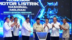 Happy Hapsoro Saksikan Peluncuran Motor Listrik Nasional