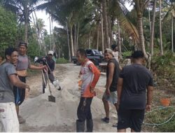 WARGA BANGUN JALAN DENGAN SWADAYA, LALU APA FUNGSI PEMDA DAN WAKIL RAKYAT?‎