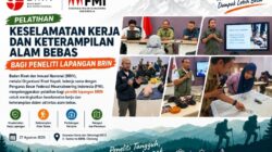 BRIN dan FMI Gelar Pelatihan Keselamatan dan Keterampilan di Alam Bebas bagi Peneliti