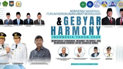 Rapat Perdana Panitia Konvensi Nasional FKUB dan Gebyar Harmony Indonesia 2026 Digelar, Tokoh Agama Perkuat Komitmen Kerukunan